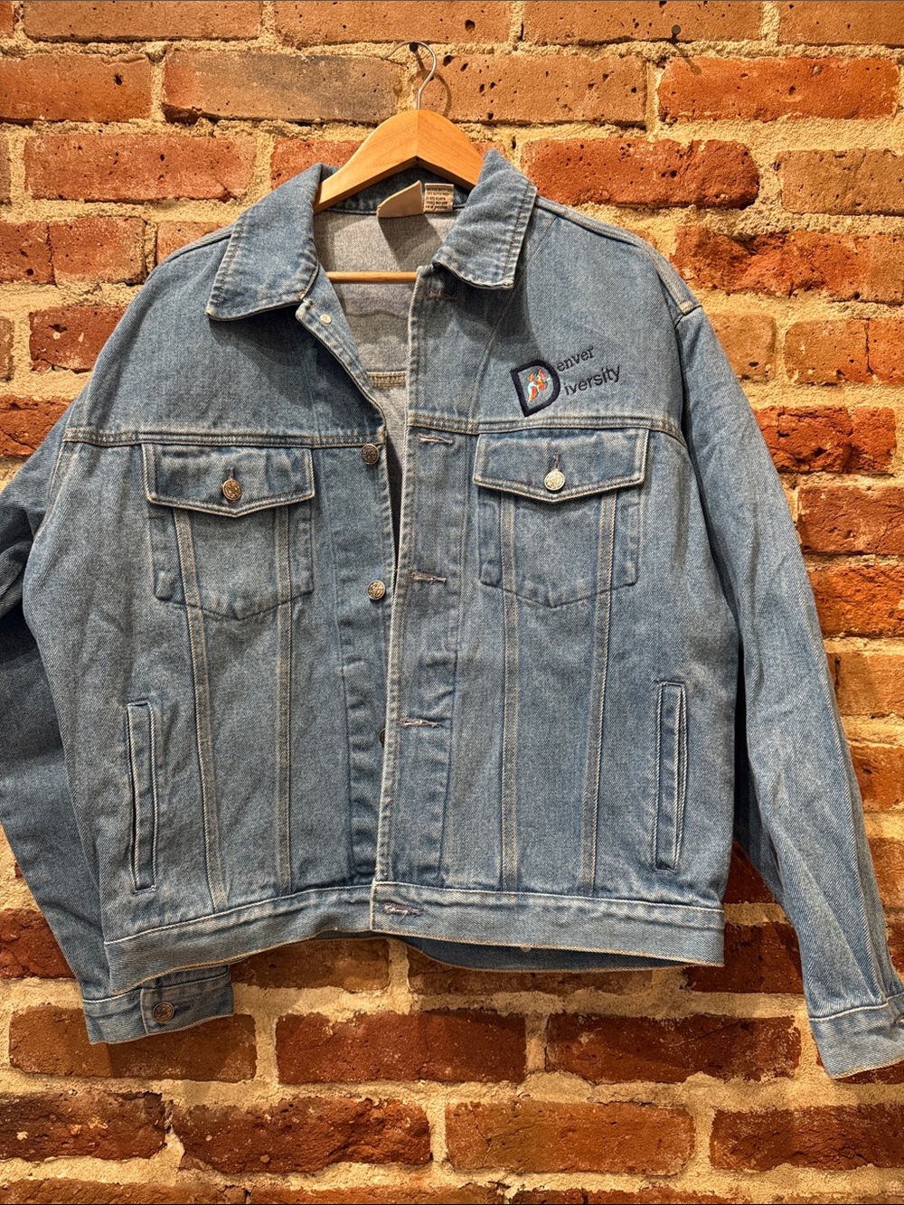 Light Blue Denim Jacket - Men's M